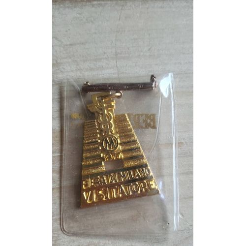 Broche Insigne Fiera Milano 1977