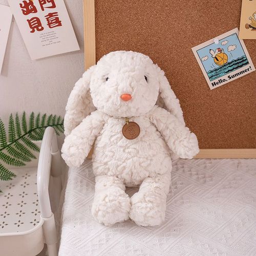 Poupée lapin Hele Animal Bangbang, jouet mignon, lapin ours, poupée, cadeau Tanabata pour enfants et filles Lapin blanc - 50 cm environ 0,45 kg