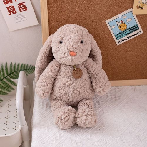 Poupée lapin Hele Animal Bangbang, jouet mignon, lapin ours, poupée, cadeau Tanabata pour enfants et filles Lapin brun - 50 cm environ 0,45 kg