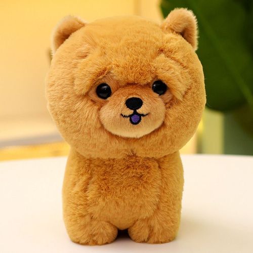 Peluche Chien Wulu Lapipi, Adorable Et Mignonne, Poupée Husky Chow Chow, Journée Des Enfants Nouveau Chiot Chow Chow - 25 Cm (0,25 Kg)