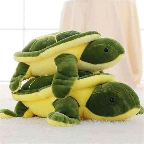 Jolie Poupée Tortue, Grande Poupée Tortue En Peluche, Cadeau Pour Petite Amie Vert-40x50cm(0,5kg)