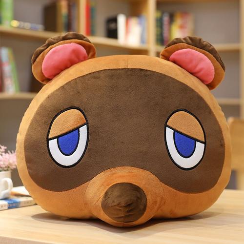 Animal Crossing: New Horizons Bean Civet Pillow Animal Crossing Game Périphérique Peluche Poupée Raton Laveur Jouet Animal Crossing: Tom Nook-40cm