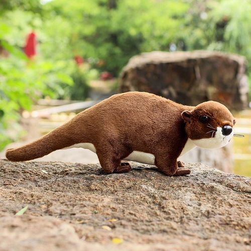 Peluche loutre mignonne et adorable, accessoire de tir, ornement, jouet pour enfants, cadeau Loutre - 40 cm (0,13 kg)