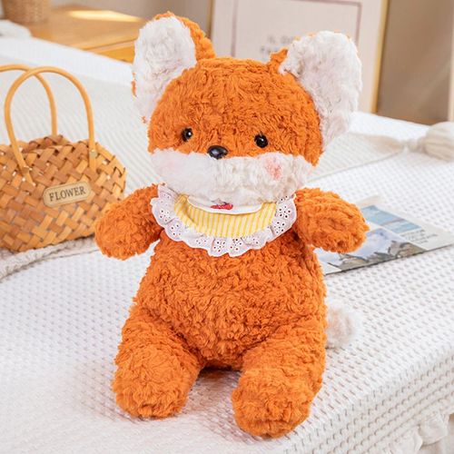 Dessin animé Orun Orange Spring Kindergarten Animal Doll Series Ours Poupée Lapin Poupée Renard Poupée Renard-40cm 0,425kg