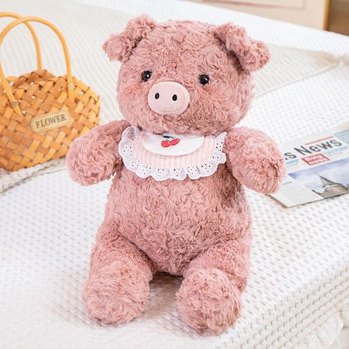 Dessin animé Orun Orange Spring Kindergarten Animal Doll Series Ours Poupée Lapin Poupée Renard Poupée Porcelet - 40 cm 0,425 kg