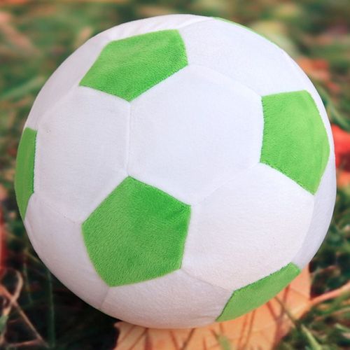 Coussin de football de la Coupe du monde, jouet en peluche coloré pour anniversaire d'enfant Vert-20 cm 0,18 kg