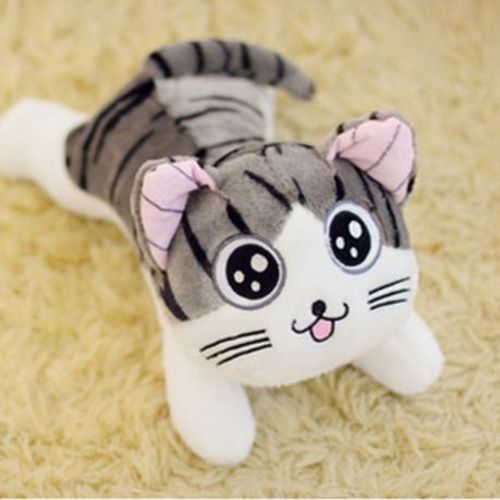 Peluche Chat Expression, Poupée Chat Douce Des Larmes Aux Yeux - 30 Cm