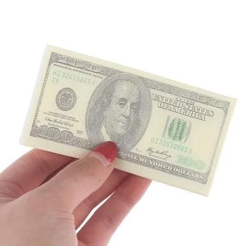 Mouchoirs Factices - Non Spécifié - 100 Dollars - Blanc - Adulte - 10 Unités