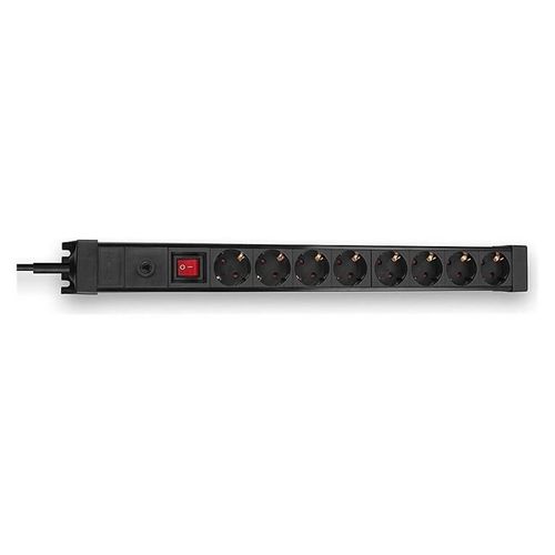 LINDY - Coupe-circuit - CA 250 V - 3500 Watt - connecteurs de sortie : 8 - 1.4 m cordon - noir