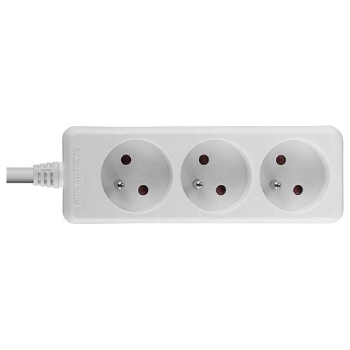 LINDY - Coupe-circuit - CA 230 V - 3680 Watt - connecteurs de sortie : 3 - 1.4 m cordon - France - blanc