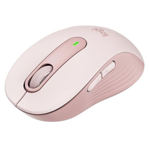 Logitech Signature M650 - Souris - optique - 5 boutons - sans fil - 2.4 GHz, Bluetooth - récepteur USB Logitech Logi Bolt - rose