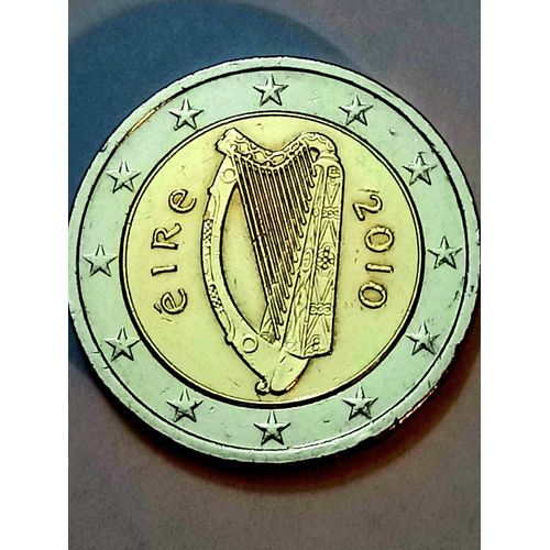 2 Euros 2010 Éire Irlande Fréquence 20%