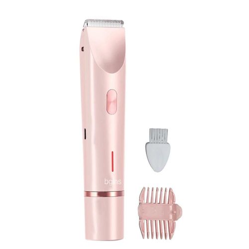 Rasoirs Électriques Pour Femmes Indolore Dames Épilateur Visage Moustache Rasoir Bikini Aisselles Jambes Tondeuse Épilation Électrique-Rose