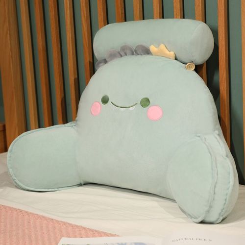 Coussin Lombaire En Forme D'animal De Dessin Animé, Coussin Lombaire Pour La Maison, Le Canapé, Le Bureau, Le Cou, Le Dortoir, Le Chevet Dinosaure - Petit 40*50cm