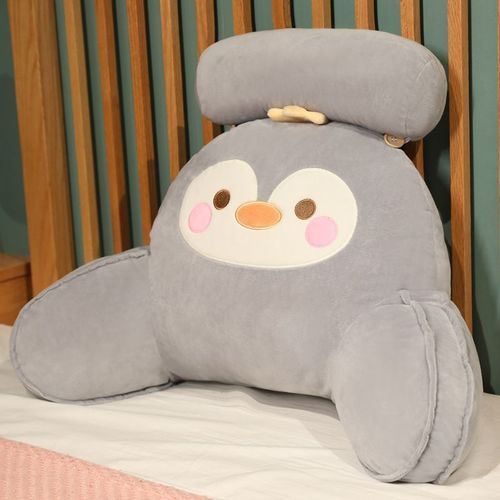Coussin Lombaire En Forme D'animal De Dessin Animé, Coussin Lombaire Pour La Maison, Le Canapé, Le Bureau, Le Cou, Le Dortoir, Le Chevet Pingouin-Petit 40*50cm
