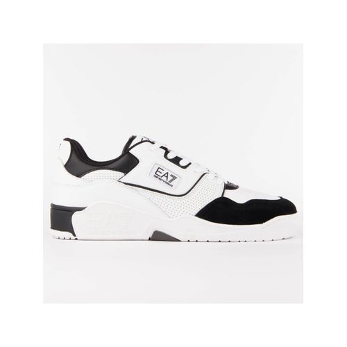 Basket Ea7 Patch Blanc