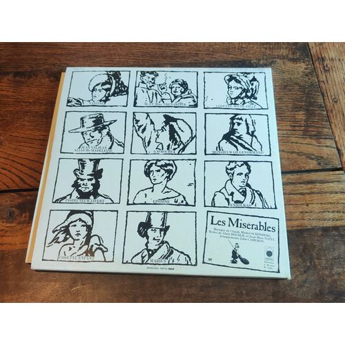Double Vinyle Les Misérables De Victor Hugo, Musique Claude-Michel Schönberg, Textes Alain Boublil Et Jean-Marc Natel, Album 2 Disques +Livret, 2 X Rc 230, 310 086/87