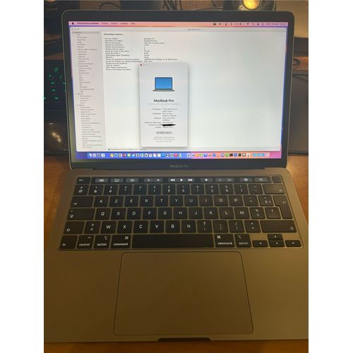 Apple MacBook Pro 2020 - 13" Intel Core i5 - 2 Ghz - Ram 16 Go - DD 512 Go