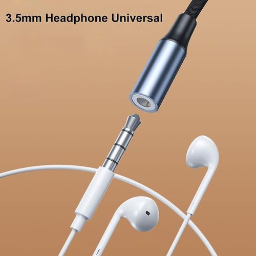 Sandd Adaptateur USB C vers prise jack 3,5 mm (paquet de 2), adaptateur pour casque de type C vers adaptateur pour écouteurs 3,5 mm compatible avec Samsung Galaxy S22 S21 S20 Note20, Xiaomi, Hu