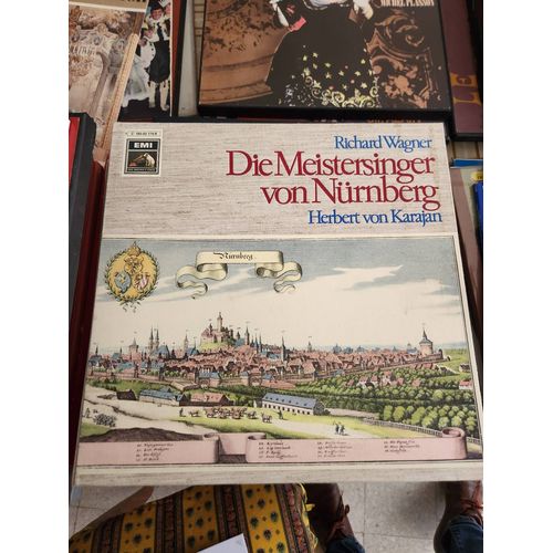 Coffret Vinyle Richard Wagner. Die Meisteringer Von Nurnberg. Par Herbert Van Karajan. Label Emi.