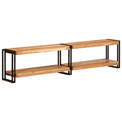 Vidaxl Meuble Tv 180x30x40 Cm Bois D'acacia Massif