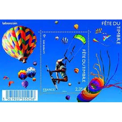 Fête Du Timbre : Le Timbre Fête L'air Kittesurfer Feuillet 4810 Année 2013 N° 4810 Yvert Et Tellier Luxe
