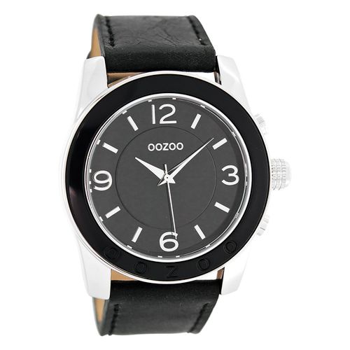 Montre Pour Homme Oozoo Timepieces Analogique Cuir Noir Uoc5390a