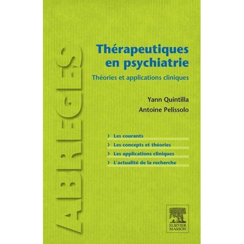 Thérapeutiques En Psychiatrie