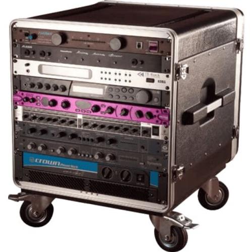 GATOR - GRC-BASE-10 - Rack 19" polyethylène GRC10U avec roulette