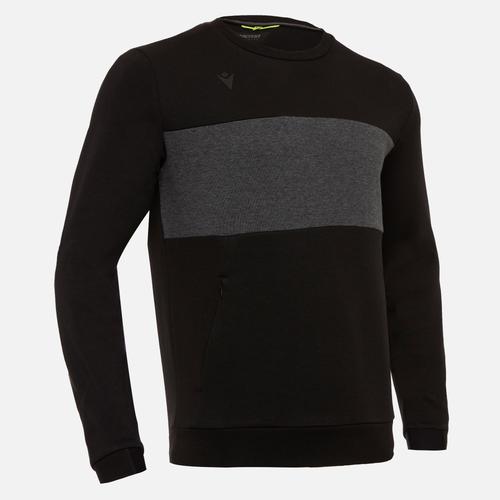 Sweatshirt Ras Du Cou Noir Pour Homme Mathon