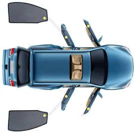Voiture Vitres Latérales Pare-Soleils Pour Re-Nault Clio 4 2015-2016,Avant Arrière Maille Fenêtre Défendre Uv Paresoleil Protégez Auto Accessoires,B/2pcs Rear Doors