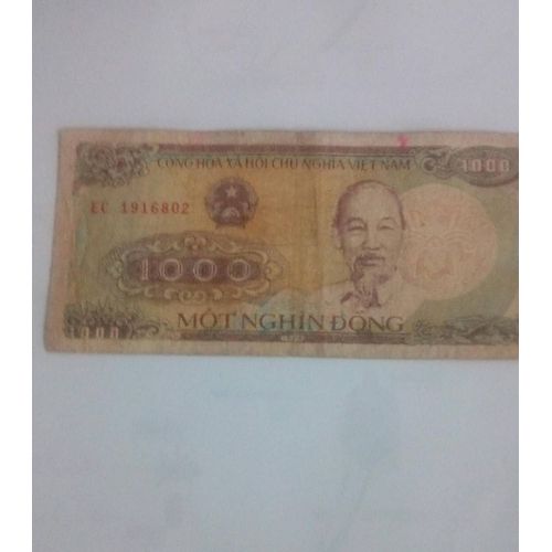 Billet 1000 Dong Vietnam 1988