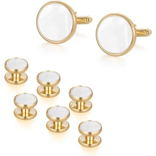 Boutons De Manchette Pour Cravate,Boutons De Smoking,Porte-Clés Pour Homme Avec Boîte Cadeau