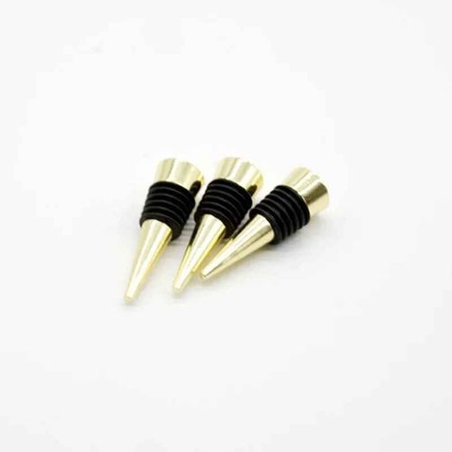 Bouchons De Bouteille De Vin Assemblés S Faits À La Main,Base De Bouchon En Alliage,Accessoires De Vin Bricolage,Outils De Bar Multicolores Disponibles,Vente En - Type 1 Pc Gold