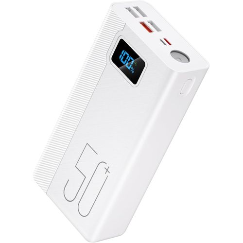 50000 Mah Power Bank: 22.5w Batterie Externe À Chargement Rapide Avec Grande Capacité Et 5 Sorties Et 3 Entrées