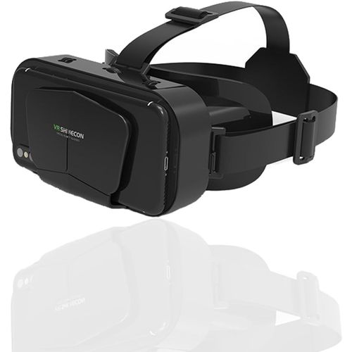 Lunettes De Réalité Virtuelle 3d Vr Avec Grand Écran Panoramique À 360° An-Ti Bluelight Réglable Distance Pupille Pour Films Et Jeux