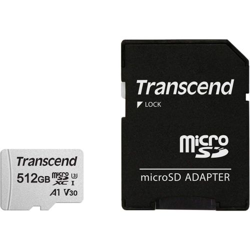 - 512Go - Sdxc/Sdhc 300S Carte Microsd 512 Go Avec Adaptateur Sd - Ts512Gusd300S-Ae
