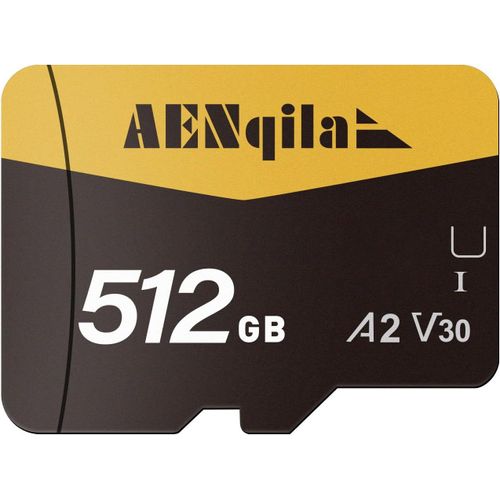 Carte Micro Sd 512 Go, Carte Mémoire Haute, Carte Mémoire Micro Sd+ Adaptateur, Compatible Full-Hd Pour Camera, Drone-Twinsim