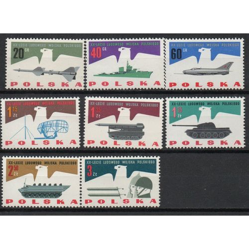 Pologne Timbres Armée Nationale