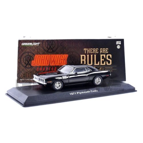 Greenlight Collectibles 1/43 - 86641 - Plymouth Cuda - 1971-Greenlight