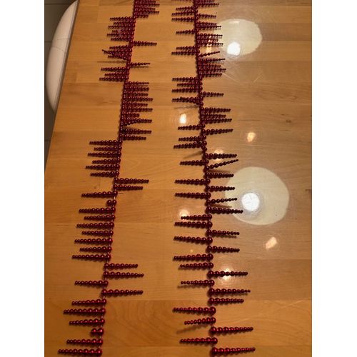Lot de 2 guirlandes de Noël 1,70m chacune