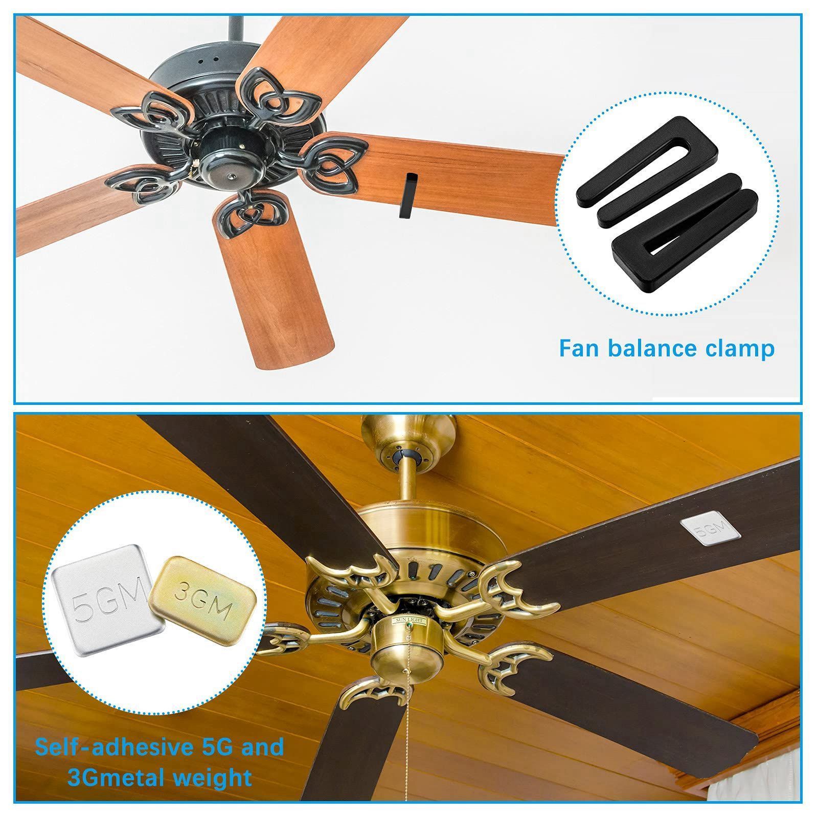 6 Ensembles De Kit D'quilibrage De Pale De Ventil... - 2