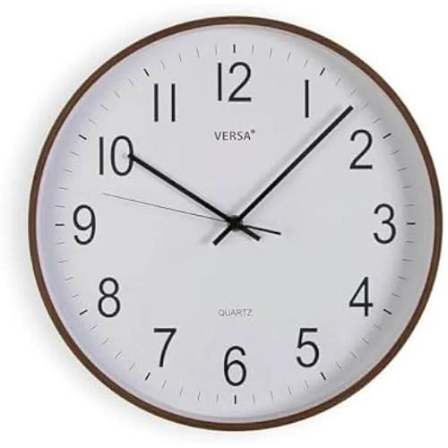 Horloge Murale - VERSA - Modèle Multicolore - MDF - 36,5 cm - Design Contemporain
