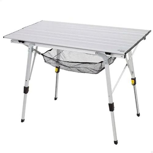 Table Pliante - Aktive - Aluminium - 90 X 51 X 45/70 Cm - Réglable - 30 Kg De Capacité