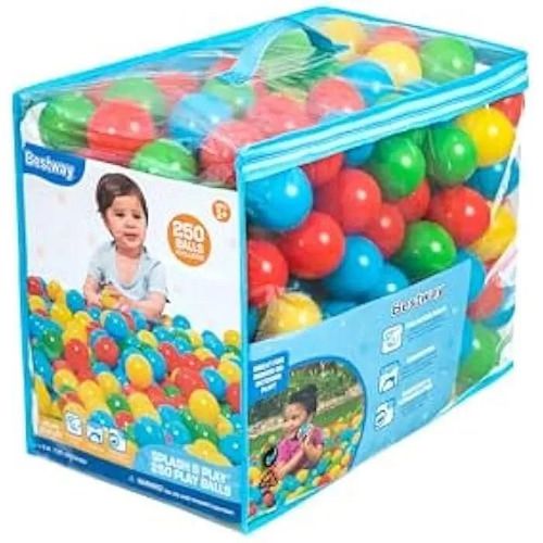 Jouet - Bestway - Balles Splash & Play¿ - 250 Balles - Diamètre 5,85 Cm - Multicolores