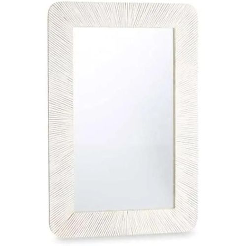 Miroir Mural - GIFT DECOR - Rayures - Bois de manguier - 90 x 60 cm - Multicolore