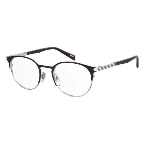 Lunettes De Vue Levis Lv 5035 50/20/145 Bsc Black Silver Metal Frames Unisex Levis Lv 5035 Black Silver Optical Frames 