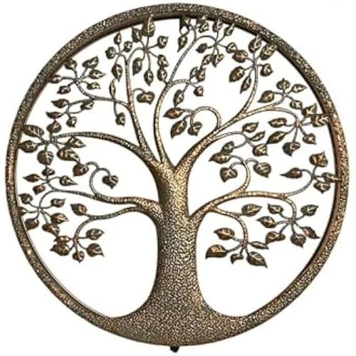 Applique Murale - Esprit - Doré Métal - 50 W - 220 V - Dimensions 50 X 13 X 50 Cm