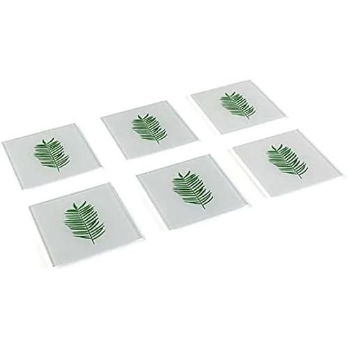 Lot De 6 Sous-Verres Hojas - Versa - Design Élégant - Protection De Surface - Facile À Nettoyer