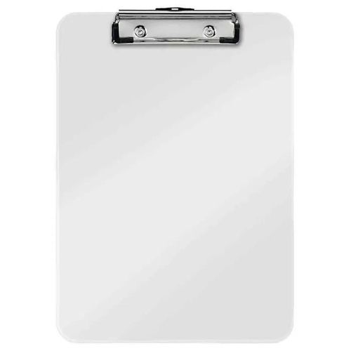 Porte-Bloc - Leitz - Wow - A4 - Polystyrène - Blanc-Métallique - 80 Feuilles